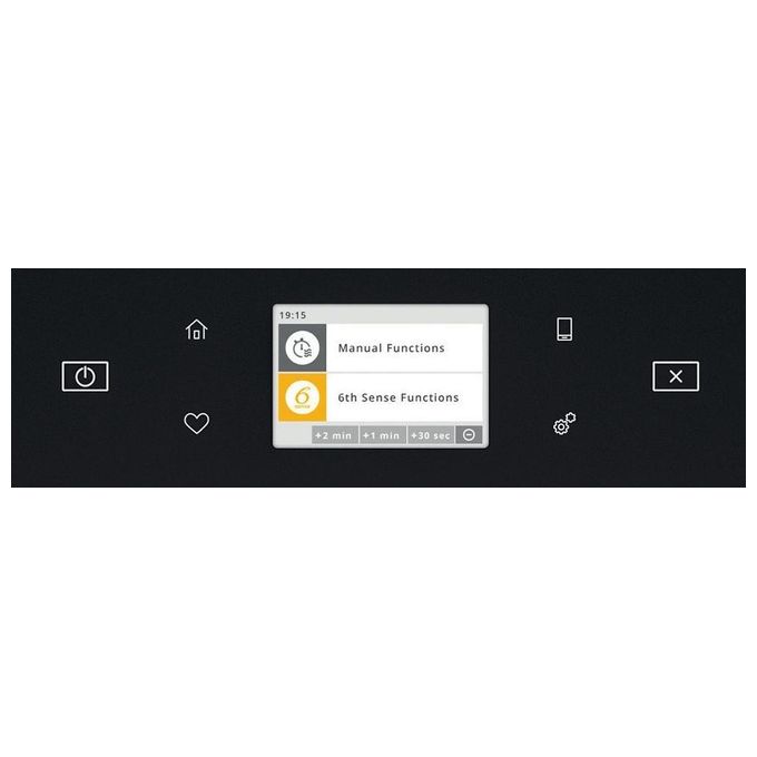 Whirlpool W9 MD260IXL Forno a Microonde Combinato da Incasso con Grill Capacita' 31 Litri Potenza 1000 W Funzione DualCrisp Steam Jet Start DeFrost Display LCD Acciaio Inox