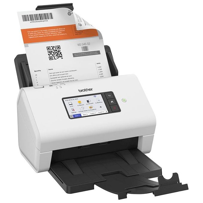 Brother ADS-4900W Scanner Adf 600 X 600 Dpi A4 Nero-Bianco