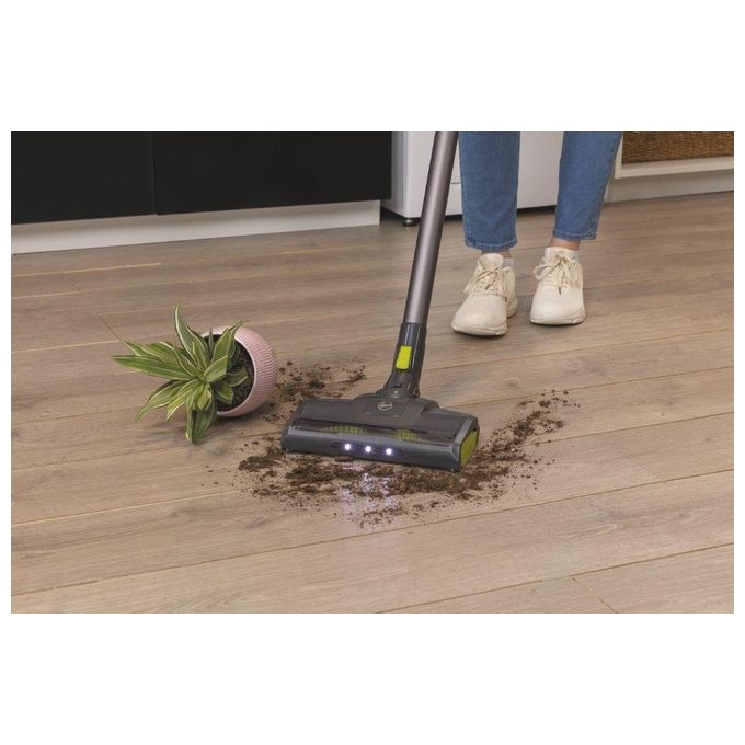 Hoover HF1 HF110H 011 Scopa Elettrica Senza Sacchetto 0.9 Litri 170W Argento-Rosso