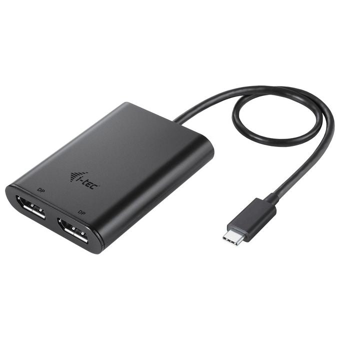 I-tec Usb-C Dual 4k-60hz Single 8k-30hz Dp Video Adapter