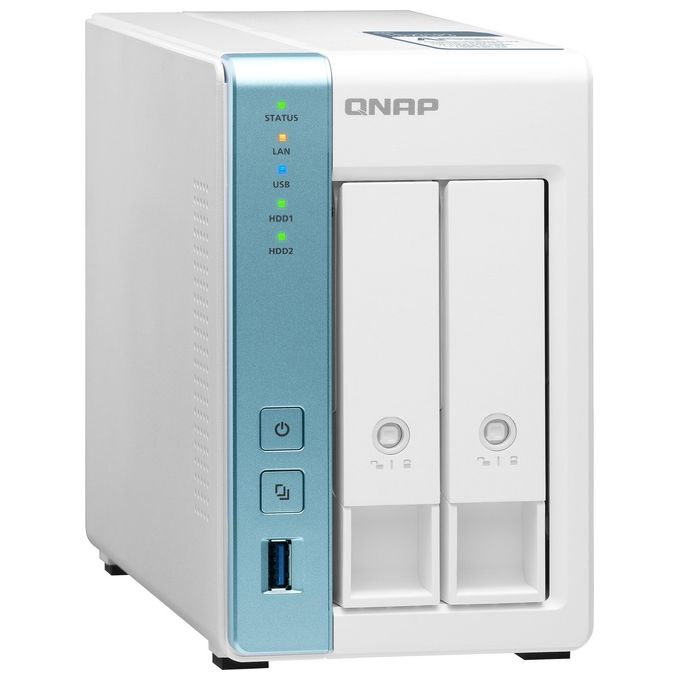 Qnap TS-231P3 AL314 Collegamento Ethernet Lan Tower Bianco Nas