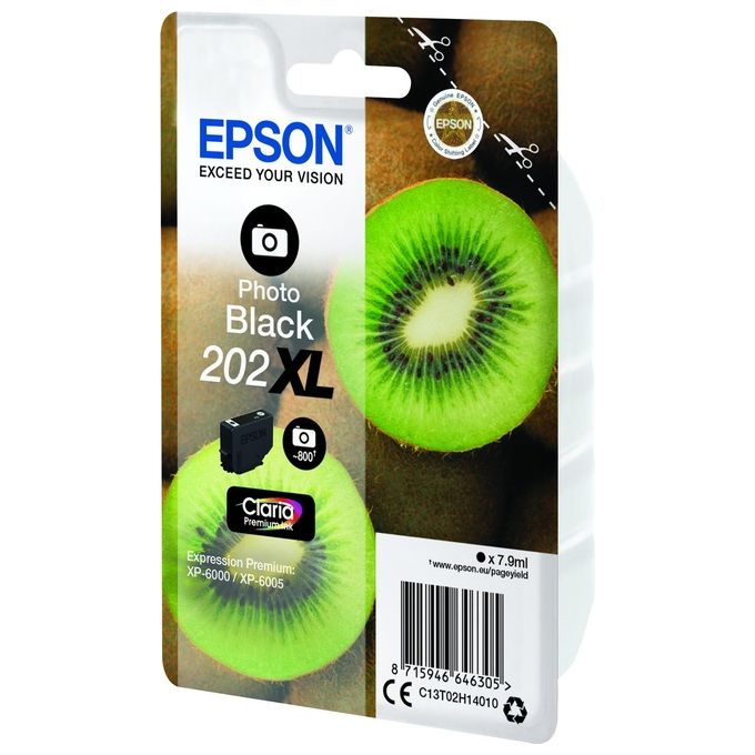 Epson Cartuccia Ink-jet 202xl kiwi nero foto 7,9ml per Xp-6000-5