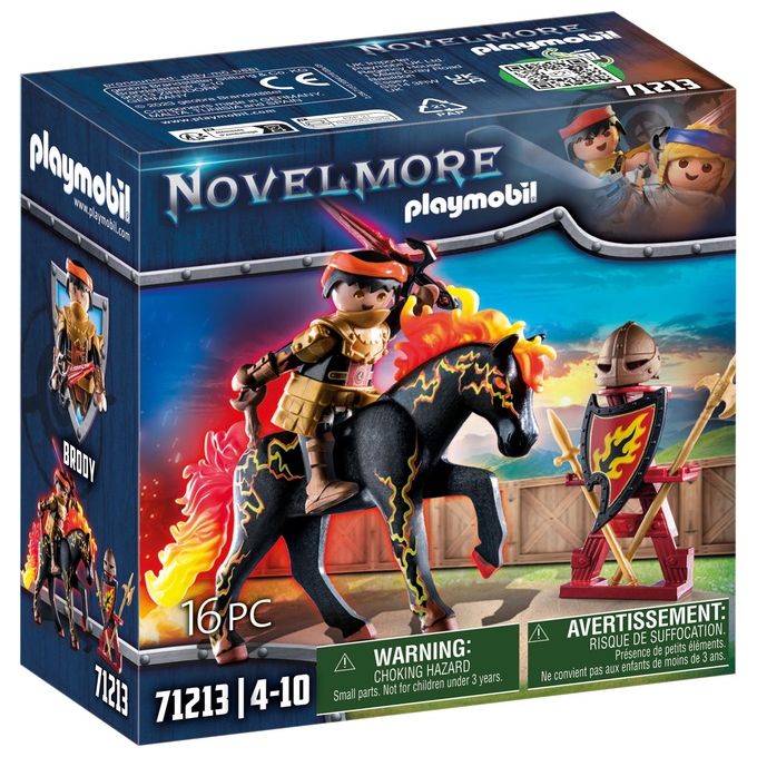 Playmobil Novelmore Guerrieri di Burnham Cavaliere di Fuoco