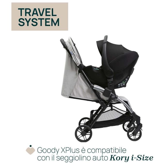 Chicco Passeggino 4 Ruote Goody Xplus Pearl Grey