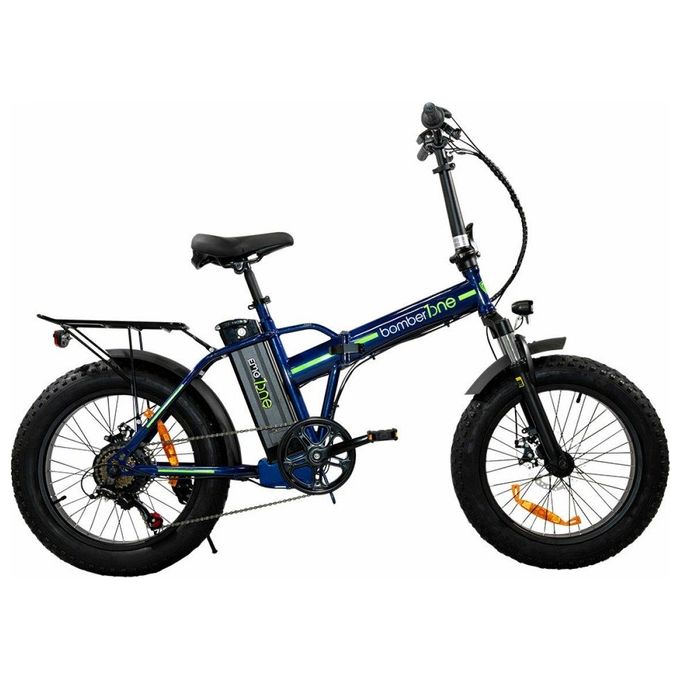 Emg E-bike Bomber One Blu Acciaio 20