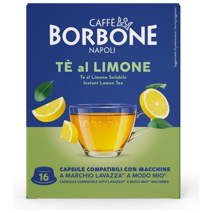 Borbone Lavazza a Modo Mio The al Limone 16 Capsule