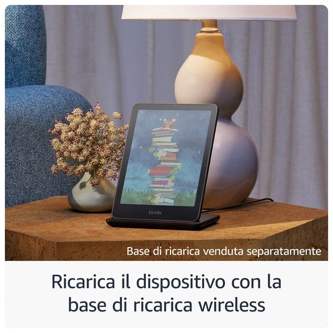Amazon Kindle Colorsoft Signature Edition 32Gb Con schermo a colori 7'', luminosita' frontale a regolazione automatica, ricarica wireless e lunga durata della batteria