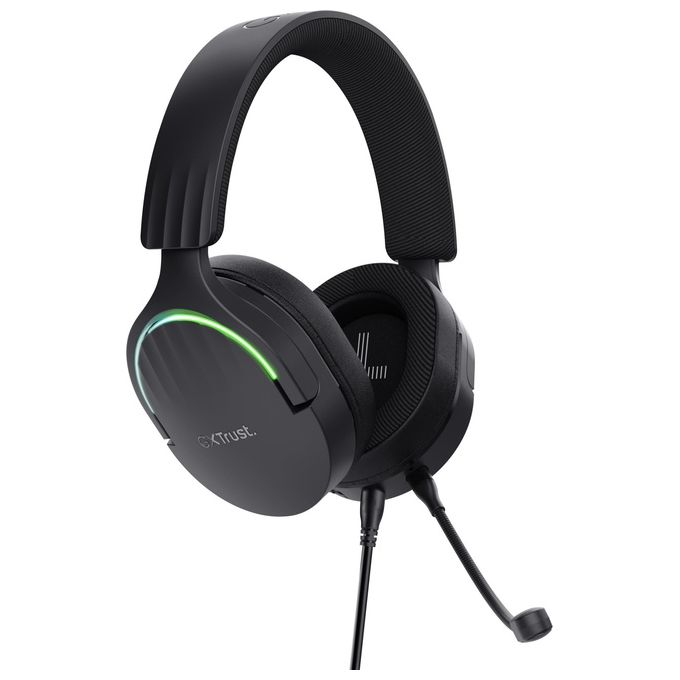 Trust Gaming GXT 490 Fayzo Cuffie Gaming USB con Audio Surround 7.1 Driver 50 mm Cavo 2mt Nero