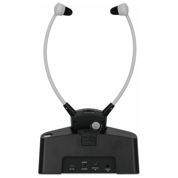 Technisat Stereoman ISI 3 Cuffie Wireless Stereo per TV Nero