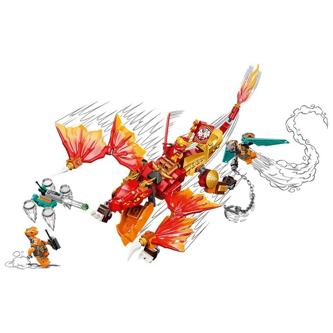 LEGO Ninjago Dragone del Fuoco di Kai Evolution