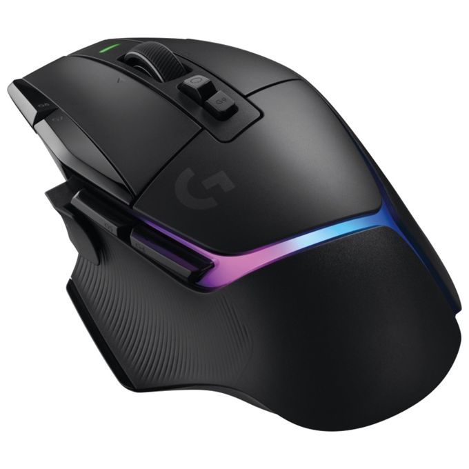 Logitech G G502 X PLUS Mouse Gaming Wireless LIGHTSPEED RGB - Mouse Ottico con Switch Ibridi LIGHTFORCE, LIGHTSYNC RGB, Sensore per Gaming HERO 25K, Compatibile con PC - macOS-Windows - Nero