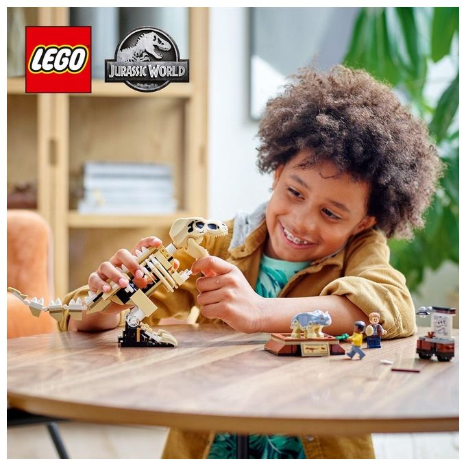 LEGO Jurassic World T. Rex Dinosaur Fossil Exhibition