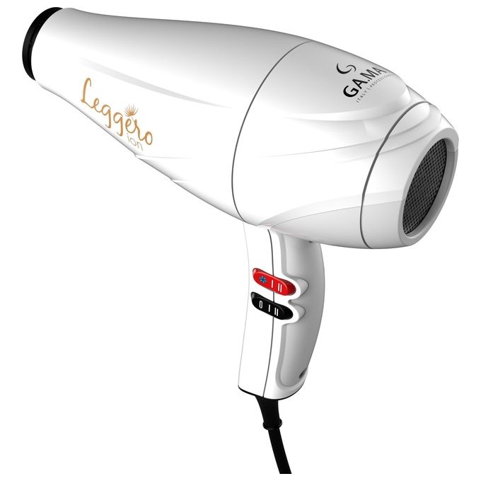 Ga.Ma A21 Leggero Asciugacapelli 2100W, Bianco