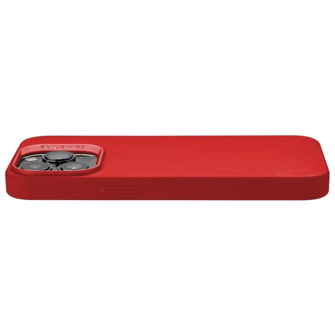Cellular Line Cover Sensation per iPhone 14 Pro Max in Silicone Soft Touch con Tecnologia Antibatterica Microban Integrata Rosso