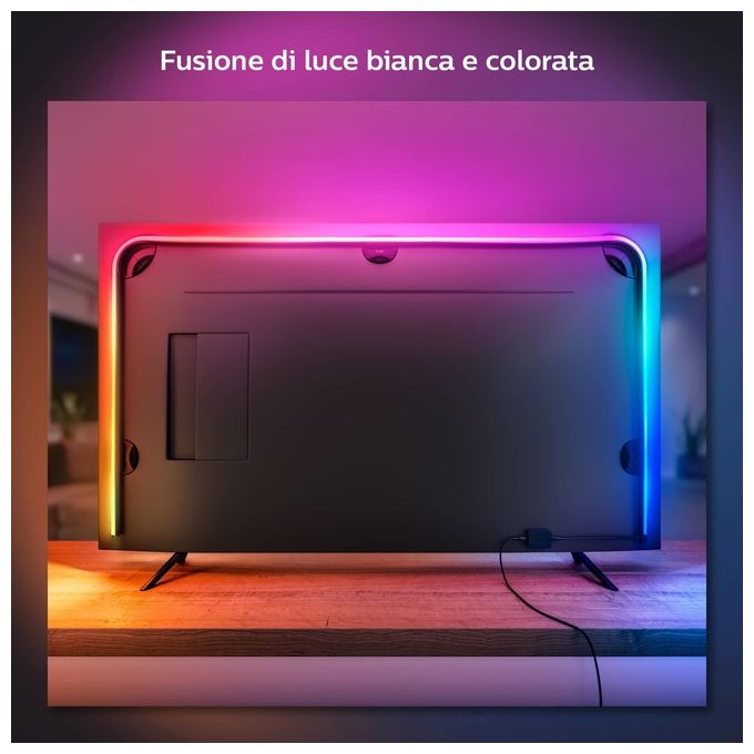 Philips Hue White And Color Ambiance Play Gradient Lightstrip 75 Pollici per Illuminazione Smart Casa e Arredamento