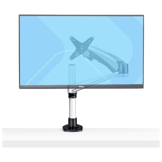 StarTech.com Supporto per Monitor da Scrivania per Schermi Ultrawide da 27“ 16:9 O 30'' 21:9 Vesa 75x75-100x100 Regolazioni Senza Attrezzi Morsetto a Passacavo