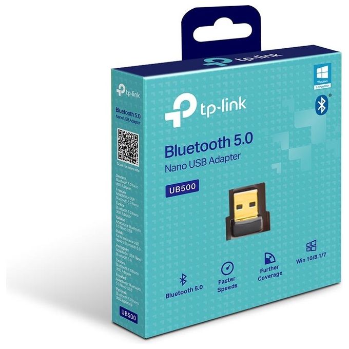 TP-Link UB500 Bluetooth 5.0 Nano Usb Adattatore Usb 2.0
