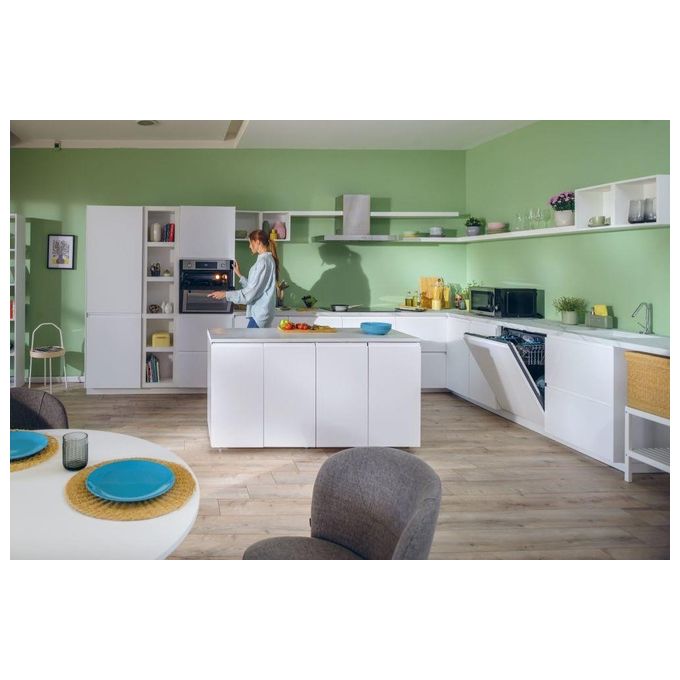 Candy FCNE825XL WIFI Forno Elettrico Multifunzione Capacita' 70 Litri Classe energetica A+ 8 funzioni Timer Touch Softclose Castelletto e guide telescopiche Aquactiva Wifi 60 cm Inox