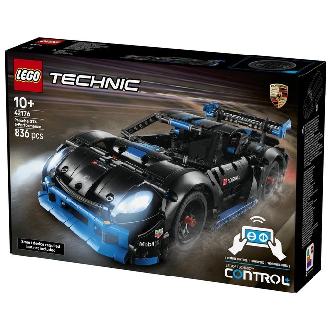 Lego Technic Auto da Corsa Porsche GT4 e-Performance, Macchina Telecomandata, Modellino di Auto da Costruire Interattivo