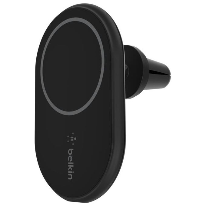 Belkin BoostCharge Caricatore e Supporto da Auto Magnetico per Telefono Nero