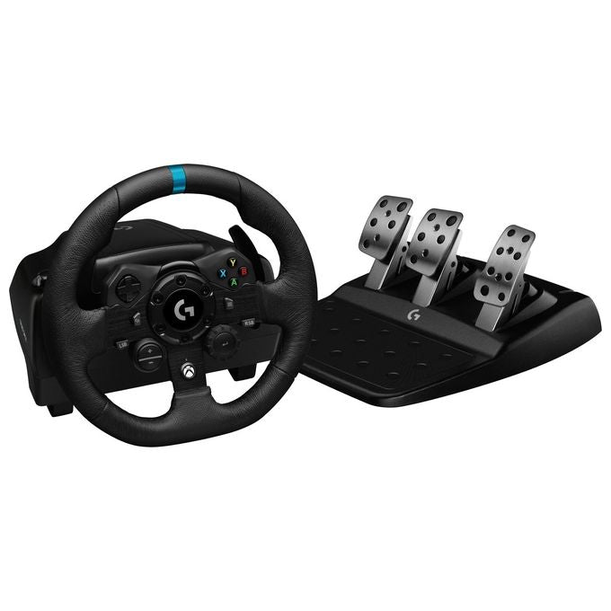 Logitech G923 TrueForce XB1 Volante da Corsa e Pedali e Driving Force Leva di Cambio Nero