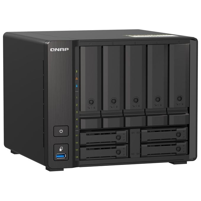 Qnap TS-H973AX-8G Server Nas e di Archiviazione Tower Collegamento Ethernet Lan Nero V1500b