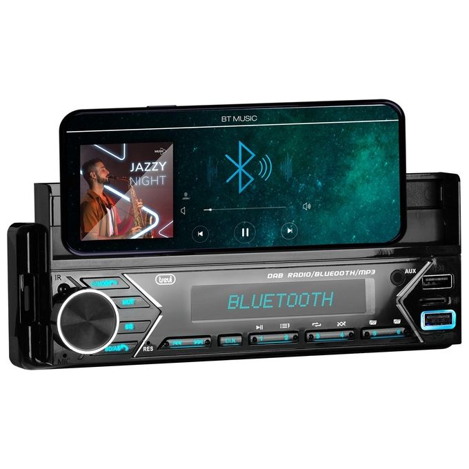 Trevi SCD 5753 Autoradio Dab Bluetooth Usb 160W Nero