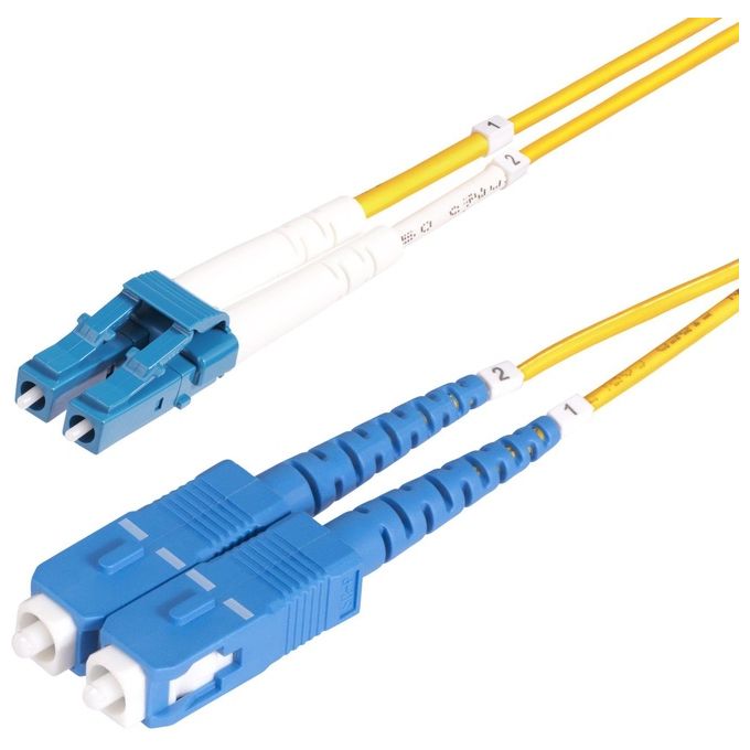 StarTech.com Cavo in Fibra Ottica Duplex Mono Splitmodale OS2 da LC a SC da 2 mt