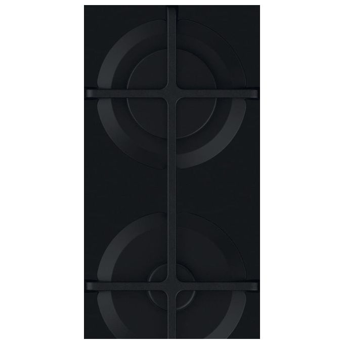 Indesit ING 61T-BK Piano Cottura a Gas 4 Zone Griglie	in Ghisa 59 cm Nero