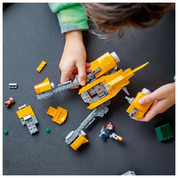 LEGO Marvel 76254 – L’Astronave di Baby Rocket, Set da Costruzione 330 Pezzi con Minifigure di Rocket e Baby Rocket, Eta' 8+