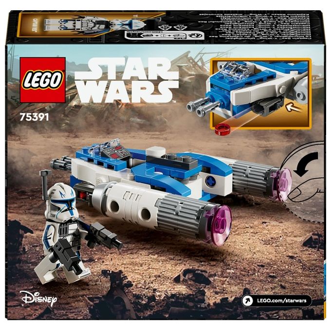 LEGO Star Wars Microfighter Y Wing Captain Rex set costruzione 99 pezzi 6 anni e piu'