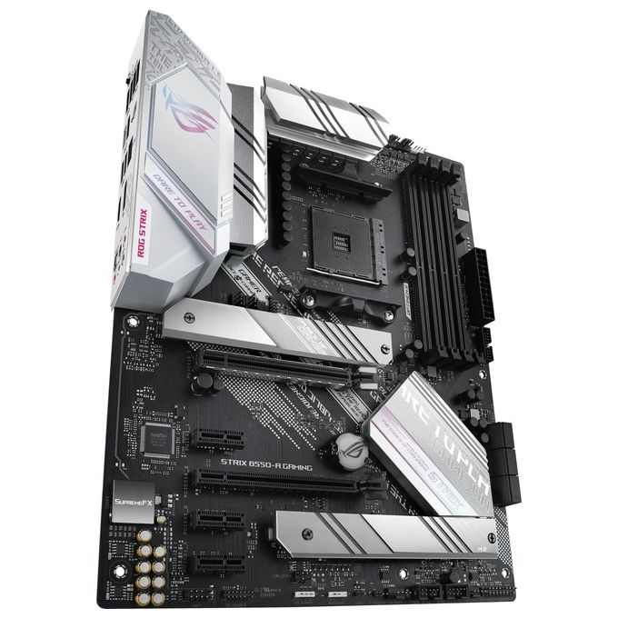 ASUS ROG STRIX B550-A GAMING Scheda Madre AMD B550 Ryzen AM4 Gaming ATX con PCIe 4.0