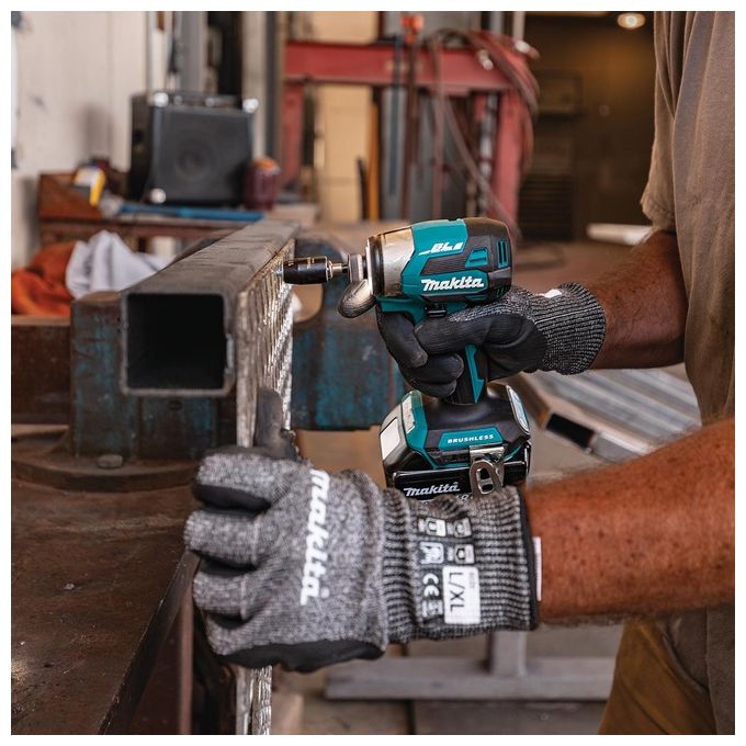 Makita DTD173Z Avvitatore a Percussione Brushless 18V Lunghezza 114 mm Motore Brushless 180 Nm colore Nero