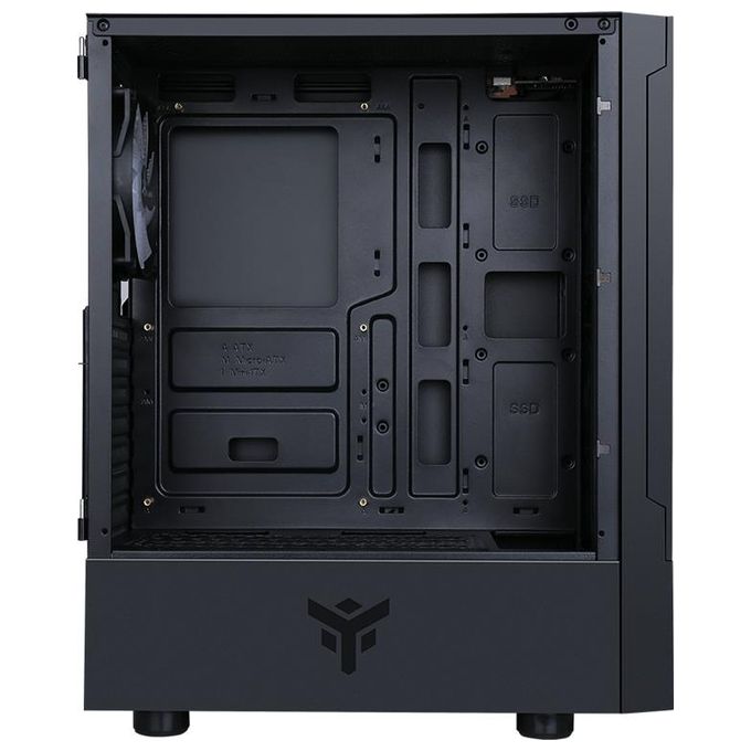 Itek SIISBE 3.0 Gaming Midi Tower Nero 3x12cm ARGB fan USB3