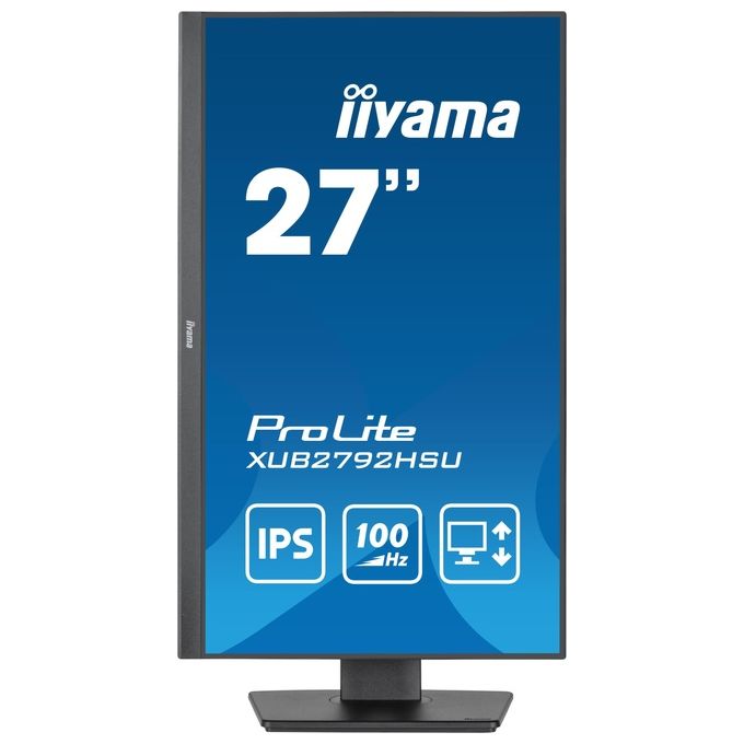 Iiyama XUB2792HSU-B6 Monitor PC 27'' 1920x1080 Pixel Full HD LED Nero Opaco