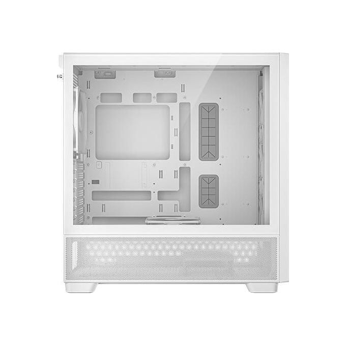 Antec Flux Wood White 5 Ventole Pwm Incluse Pannello Frontale ad Alto Flusso d'aria con Legno di Betulla Type-C Radiatore da 420mm e Supporto per Scheda Madre con Connessione Posteriore