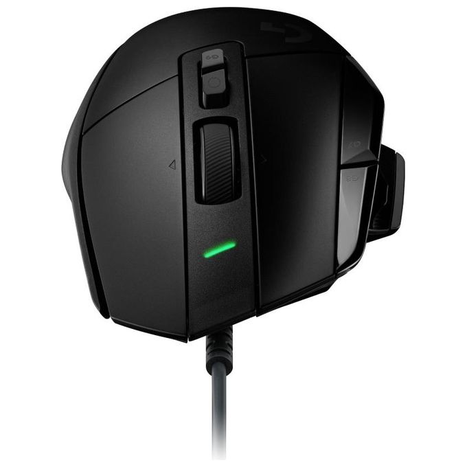 Logitech G G502 X Mouse Gaming Cablato - Switch Principali Ottico-Meccanici Ibridi LIGHTFORCE Sensore per Gaming HERO 25K Compatibile con PC - macOS-Windows - Nero