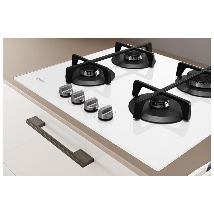 Indesit ING 61T-WH Piano Cottura a Gas 4 Zone 59 cm Bianco