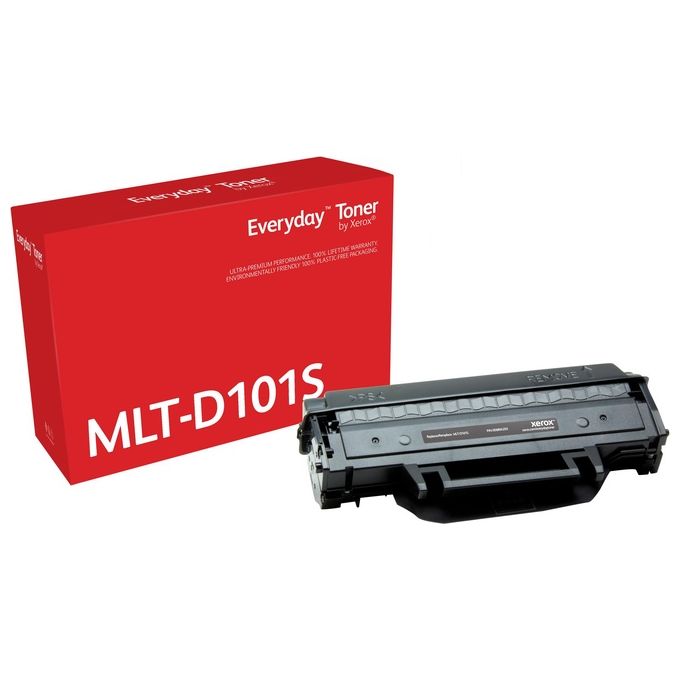 Xerox Everyday Toner Nero ad Resa Standard Equivalente a Samsung MLT-D101S 1500 Pagine