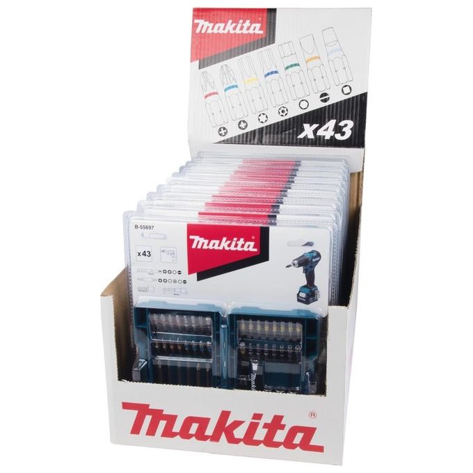 Makita B-55697 Set Punte 43 Pezzi
