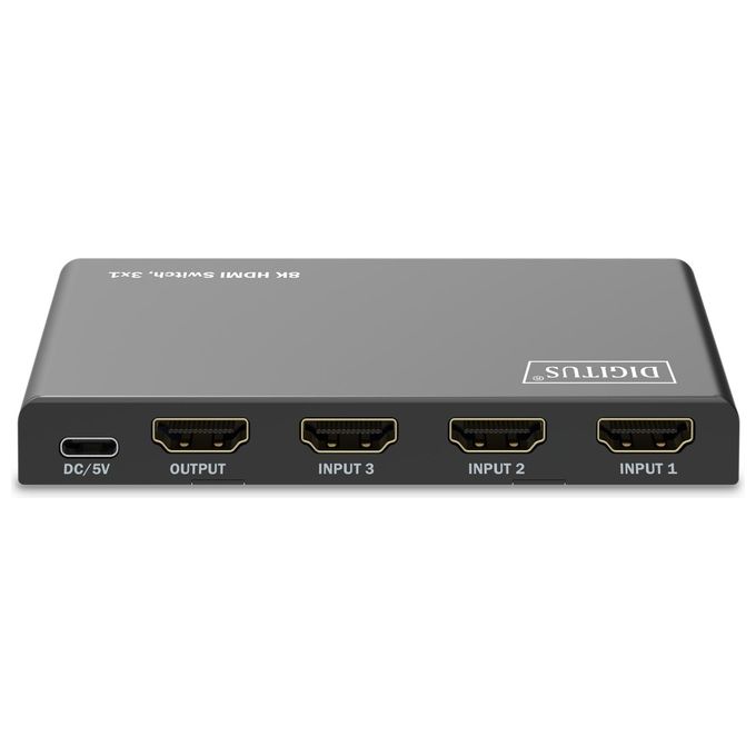 Digitus Switch Hdmi 3x1 8k-60hz (4:4:4) Hdr Hdcp 2.3