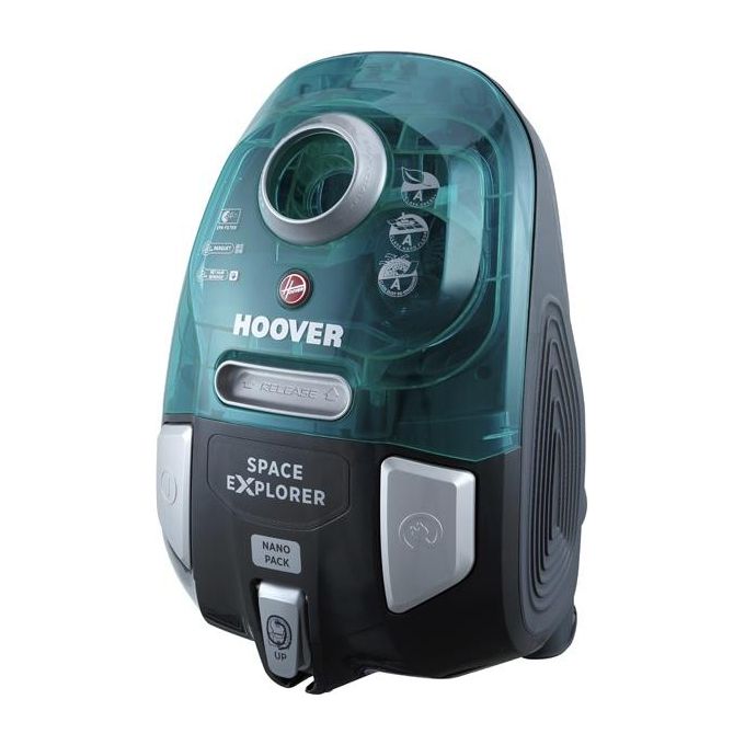 Hoover SL71_SL70 Aspirapolvere a Traino Potenza 700 W Capacita' 2 Litri Classe energetica A Grigio-Verde