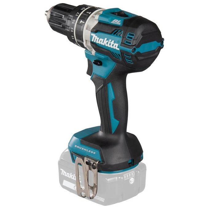 Makita Trapano Avvitatore a Percussione DHP484ZJ 18V 13mm 60Nm Motore Brushless (Batteria Non Inclusa)