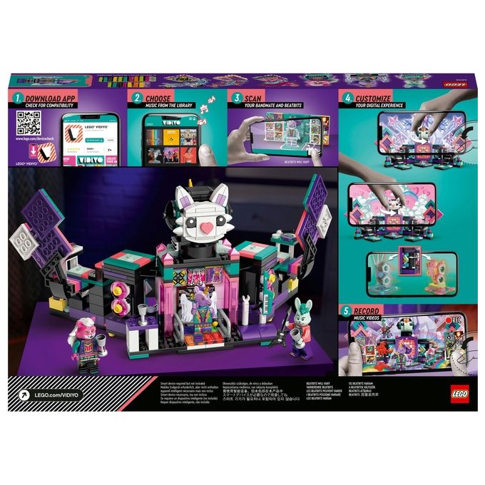 LEGO 43113 VIDIYO K-Pawp Concert BeatBox Creatore Video Musicali con 3 Minifigure 502 pezzi colore Nero