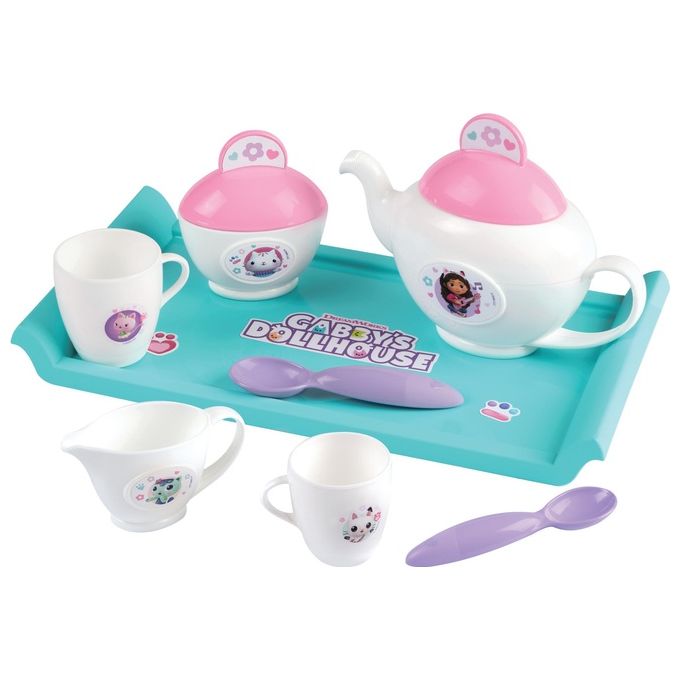 Smoby Casa delle Bambole di Gabby Servizio da te'