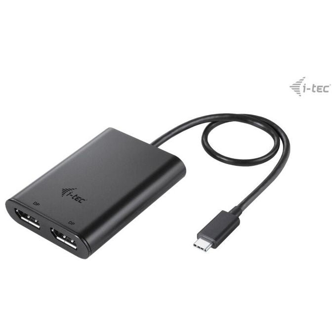 I-tec Usb-C Dual 4k-60hz Single 8k-30hz Dp Video Adapter
