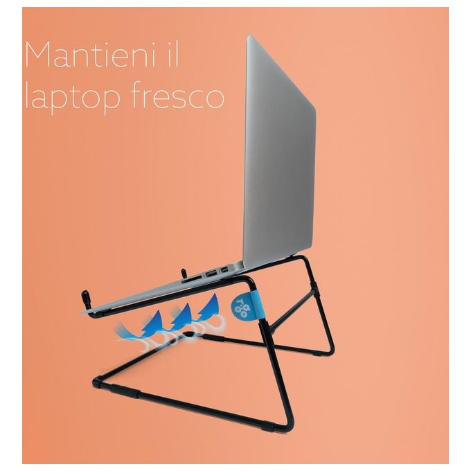 R-Go Tools RGOSC020BL Supporto per Laptop Nero 22