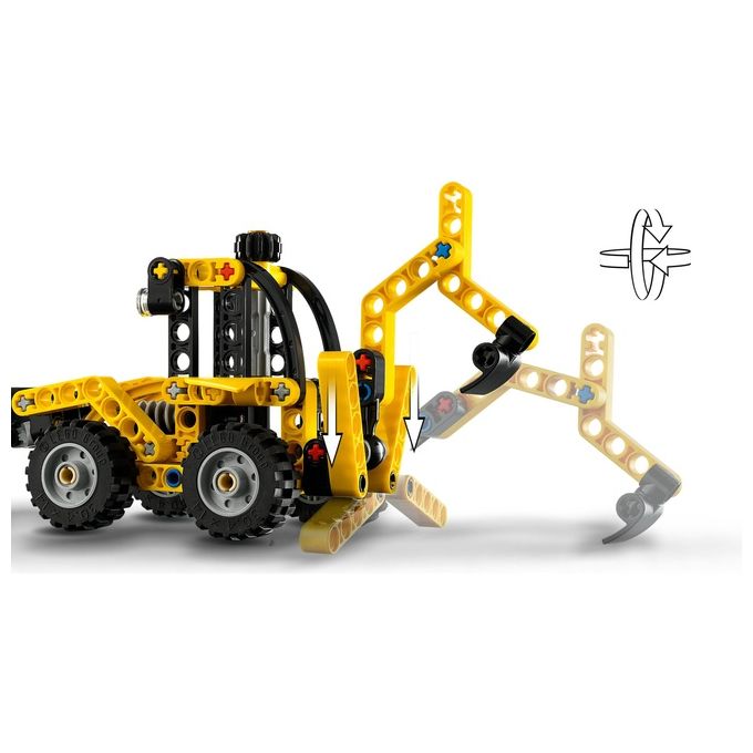 LEGO Scavatrice a Cucchiaia Rovescia 42197 Technic Costruzioni avanzate per appassionati con dettagli realistici di movimento e design robusto