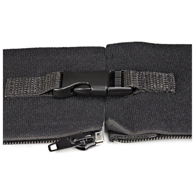 StarTech.com Guaina Flessibile per la Gestione dei Cavi in Neoprene da 1mt con Cerniera e Fibbia Nero