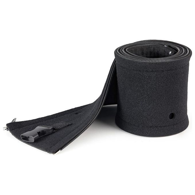 StarTech.com Guaina Flessibile per la Gestione dei Cavi in Neoprene da 1mt con Cerniera e Fibbia Nero